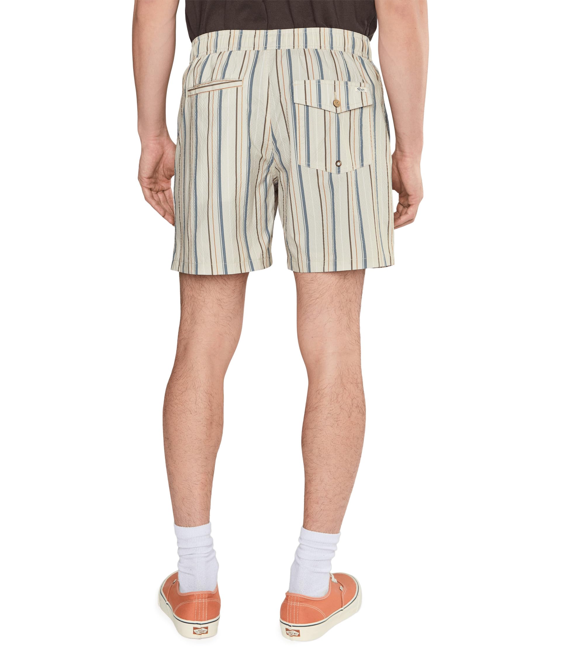 RVCA EXOTICA SEERSUCKER ELASTIC 17 LKH-LIGHT KHAKI L