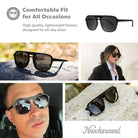 Knockaround Pacific Palisades Polarized Sunglasses BlackonBlack