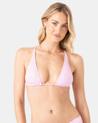 Roxy Haliewa Built Up Triangle Bikini Top LCT-LILAC SACHET M