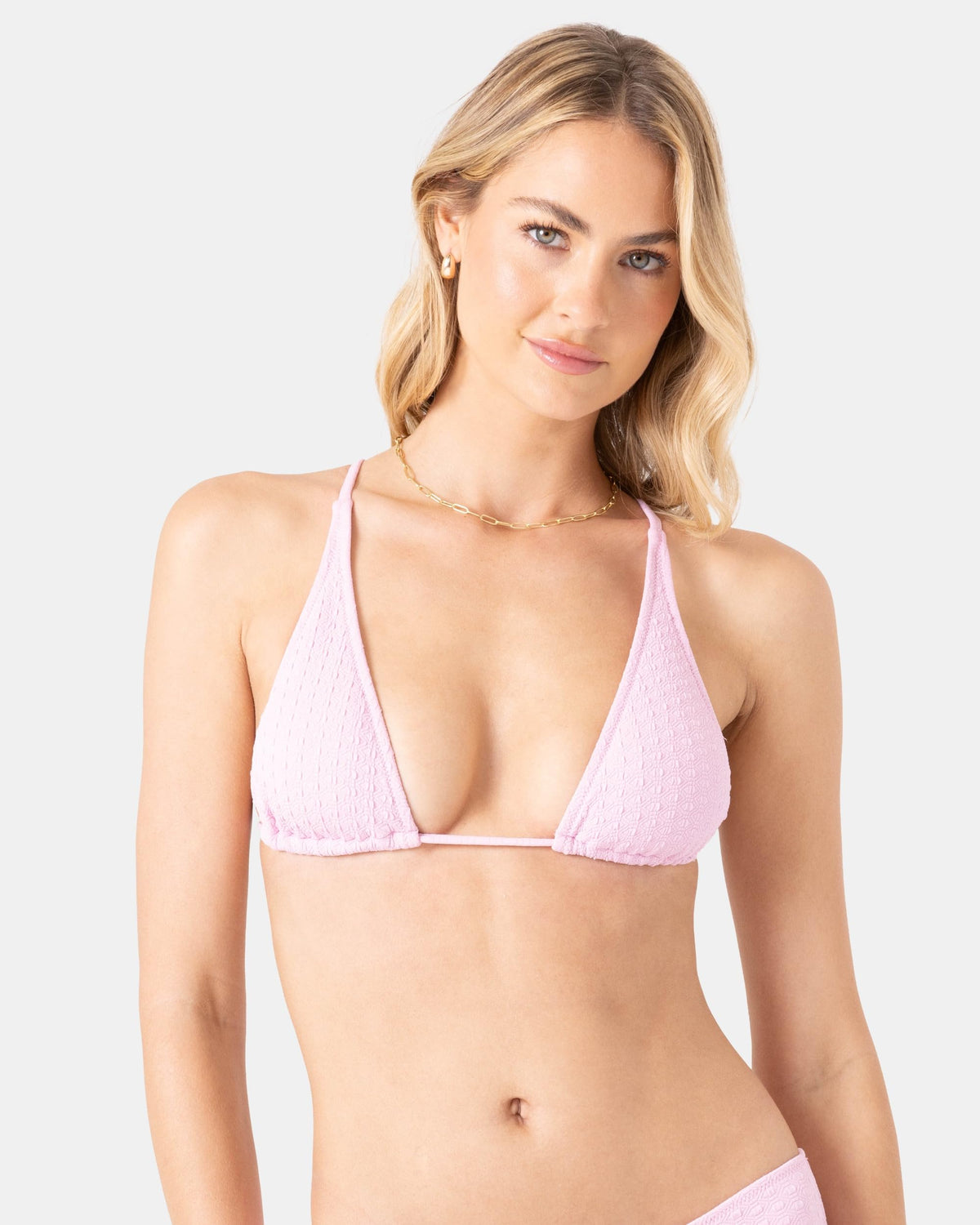 Roxy Haliewa Built Up Triangle Bikini Top LCT-LILAC SACHET M