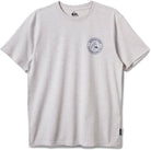 QUIKSILVER BUBBLES MOD TEE SWR- SILVER WHITE HEATHER L
