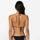 O'NEILL SALTWATER SOLIDS VENICE TRIANGLE TOP BLK XL