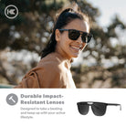 Knockaround Brightsides Polarized Sunglasses BlackonBlack