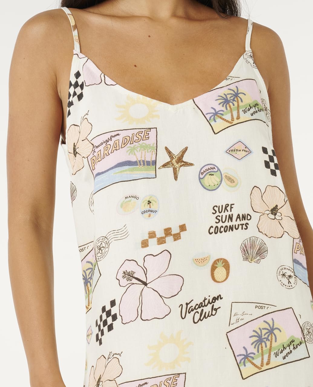 RIP CURL SUNSET LUAU MINI DRESS 0003 M