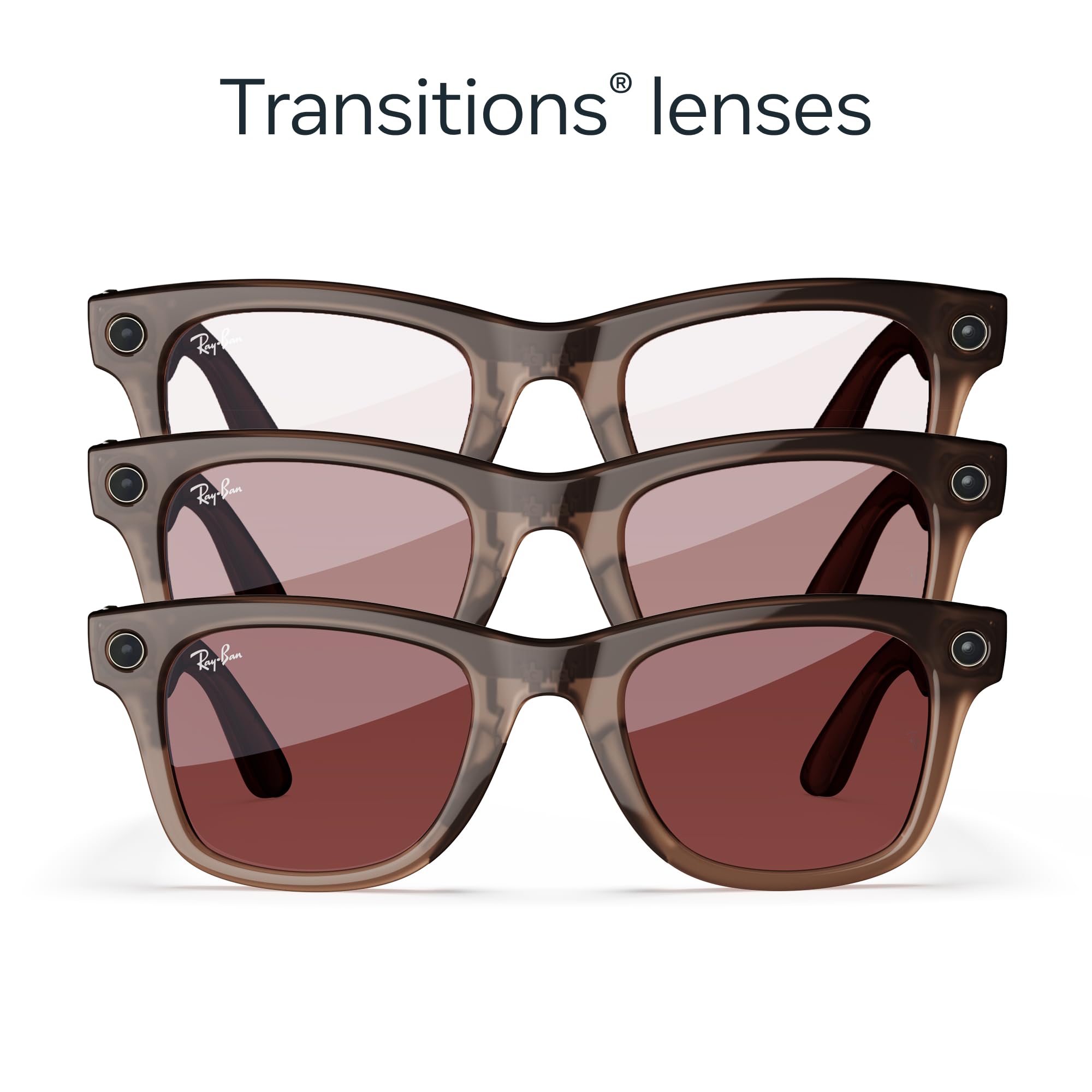 Ray-Ban Wayfarer Meta Smart Sunglasses ShinyWarmStone TransWatermelon