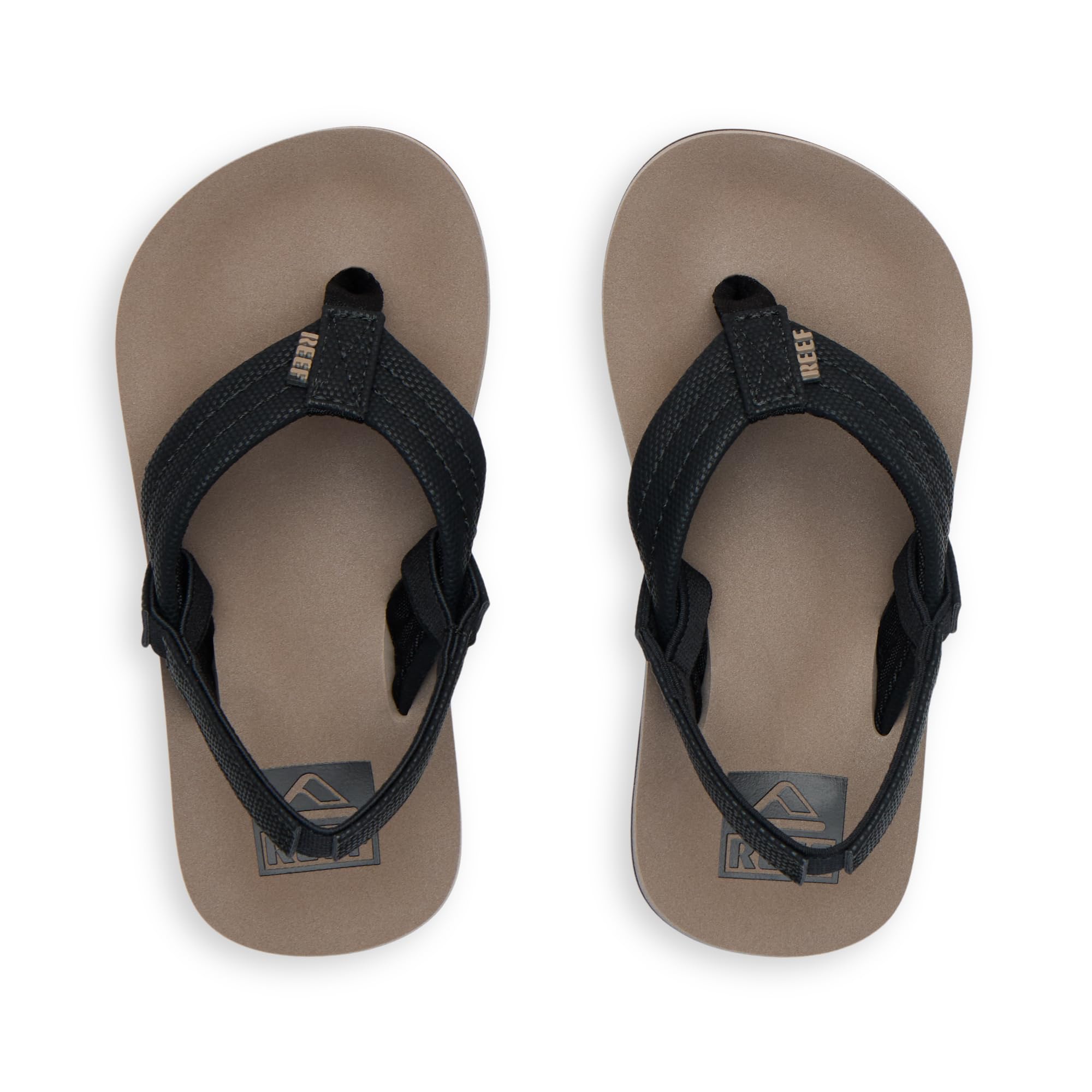 Reef Little Ahi Boys Sandal Black-Tan 11 C