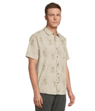 Hurley Lido SS Woven  072-Bone2 XXL