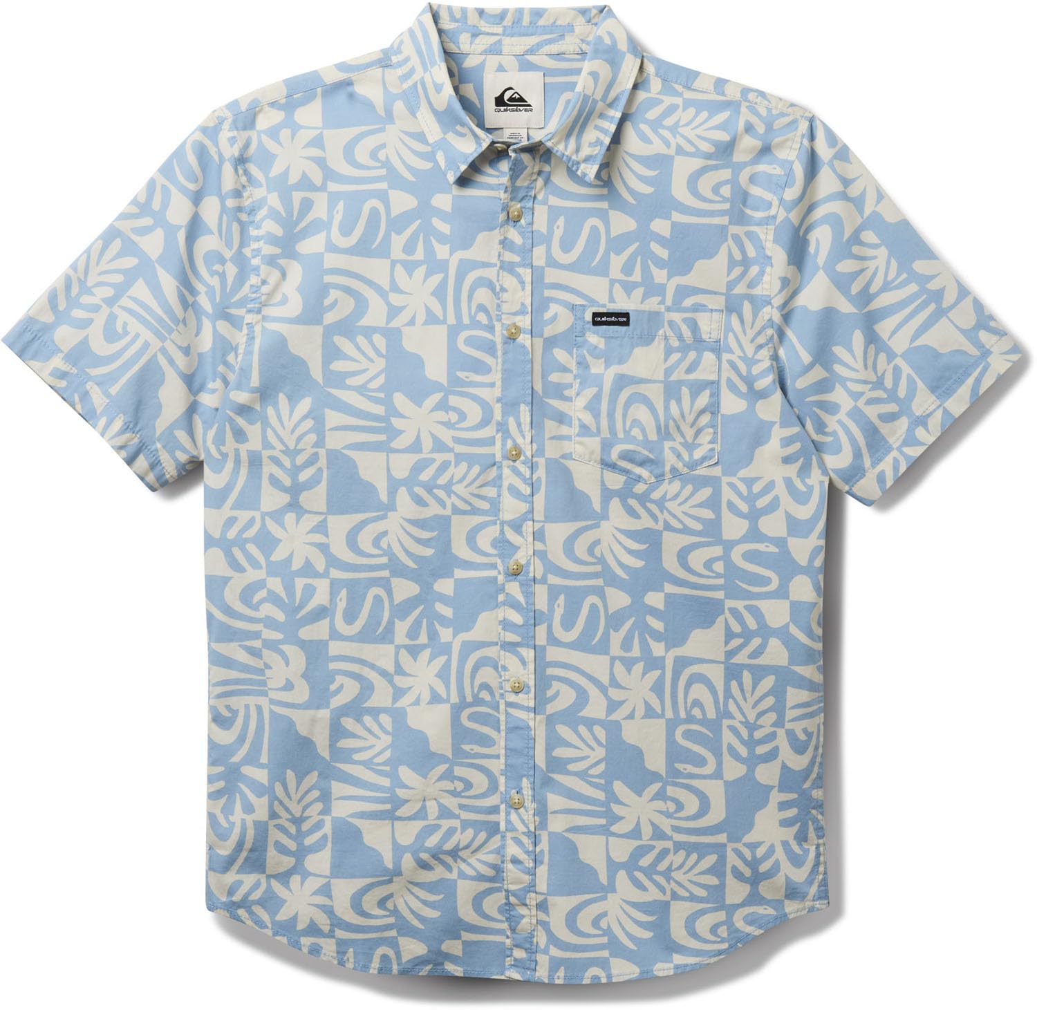 Quiksilver Terra Classic Stretch SS Tee BHL0-ASHLEY BLUE XL