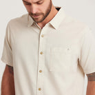 ROARK MADE TO FADE SS WOVEN WHB-WASHED BONE L