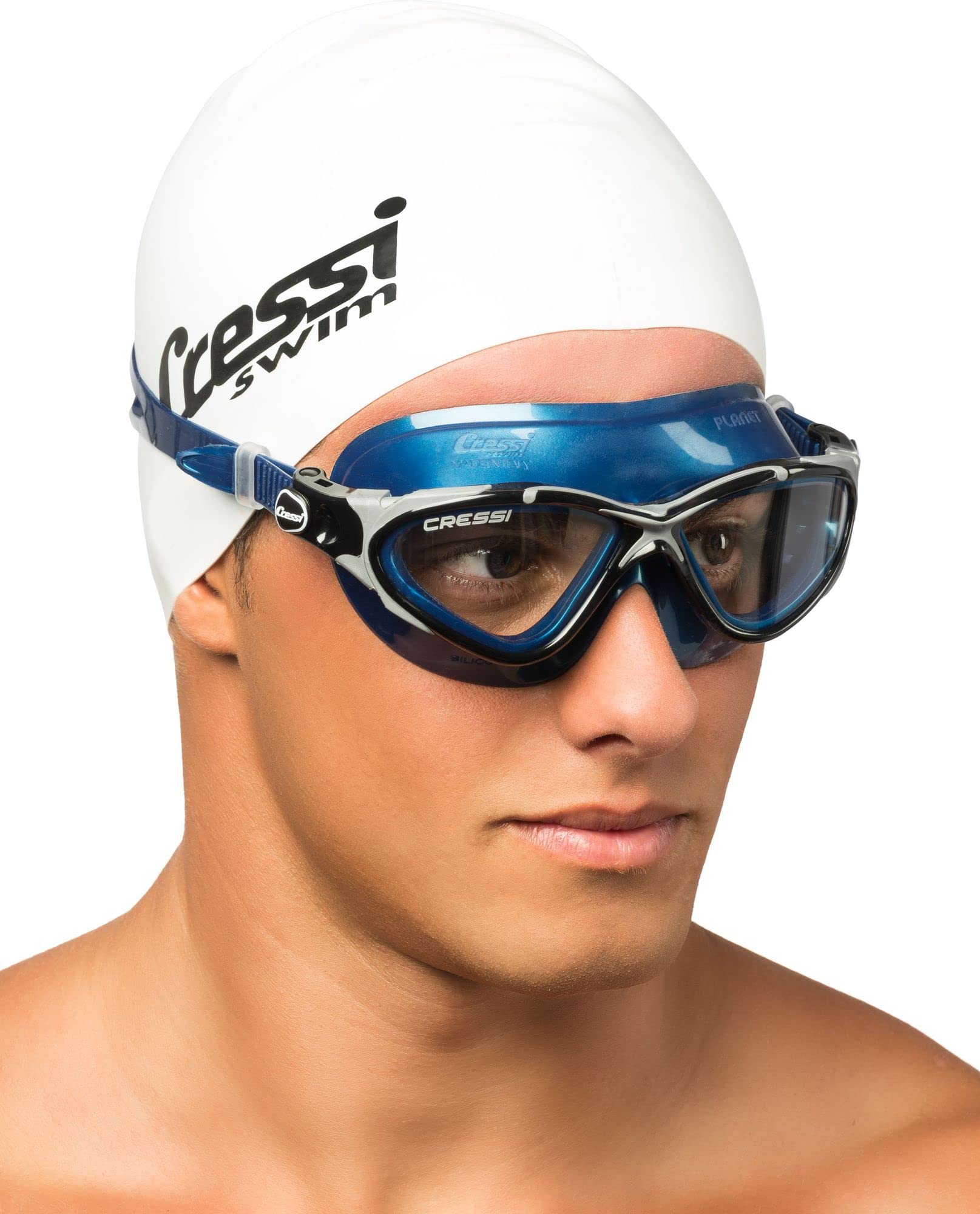 Cressi Planet Swimming Goggle Clear/Black /Tinted