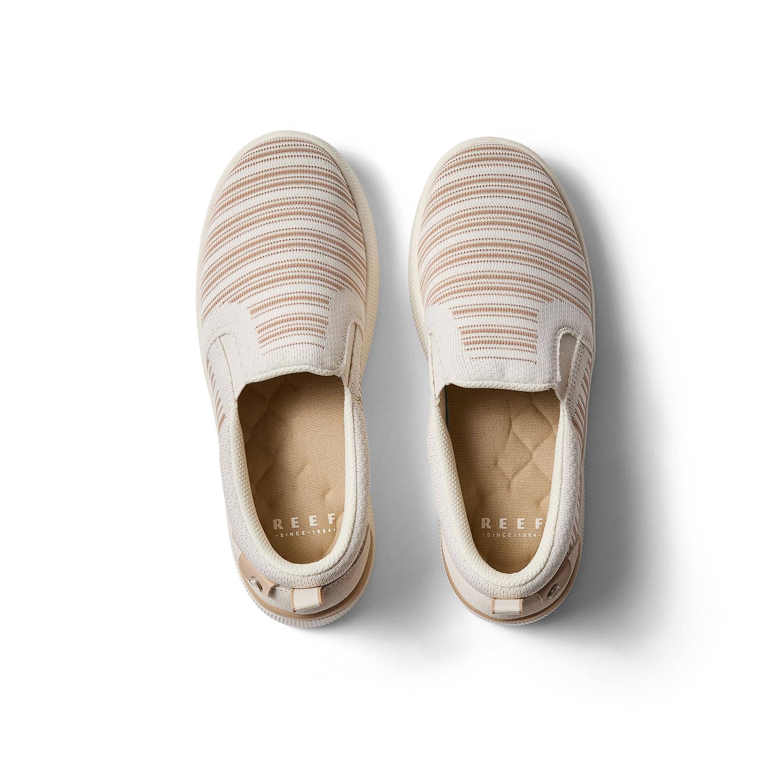 Reef Neptune Elyse Womens Shoe Tan Stripe 8.5