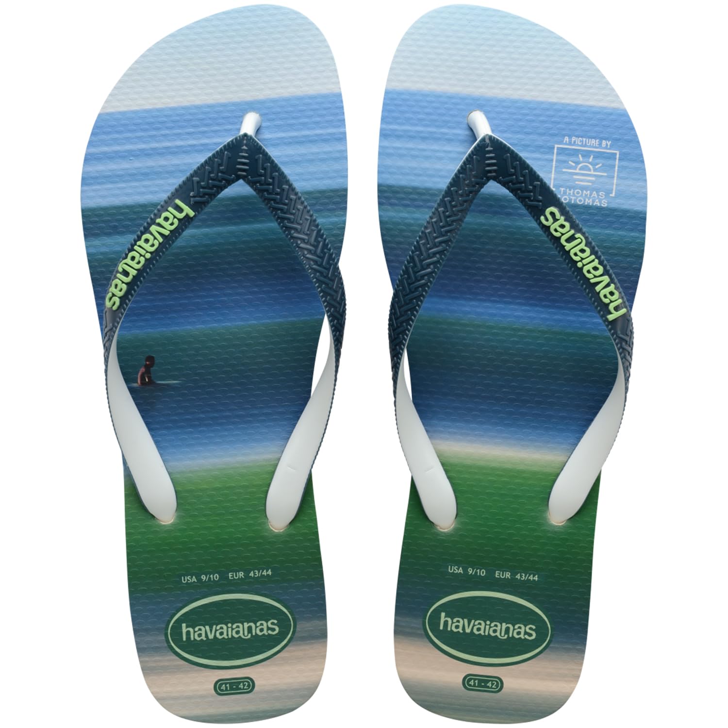 Havaiana's Sandals BEI/ATL/BLU 9/10