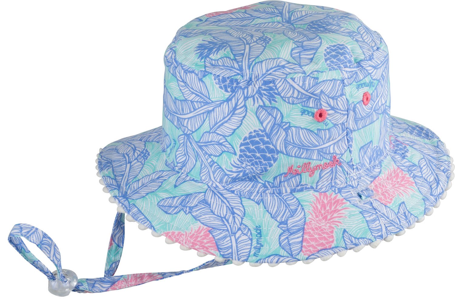 Dozer Girls Bucket Hat Tropics  Blue 2-5