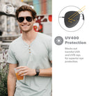 Knockaround Mile High Polarized Sunglasses  BlackSmoke