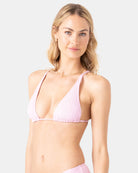 Roxy Haliewa Built Up Triangle Bikini Top LCT-LILAC SACHET M