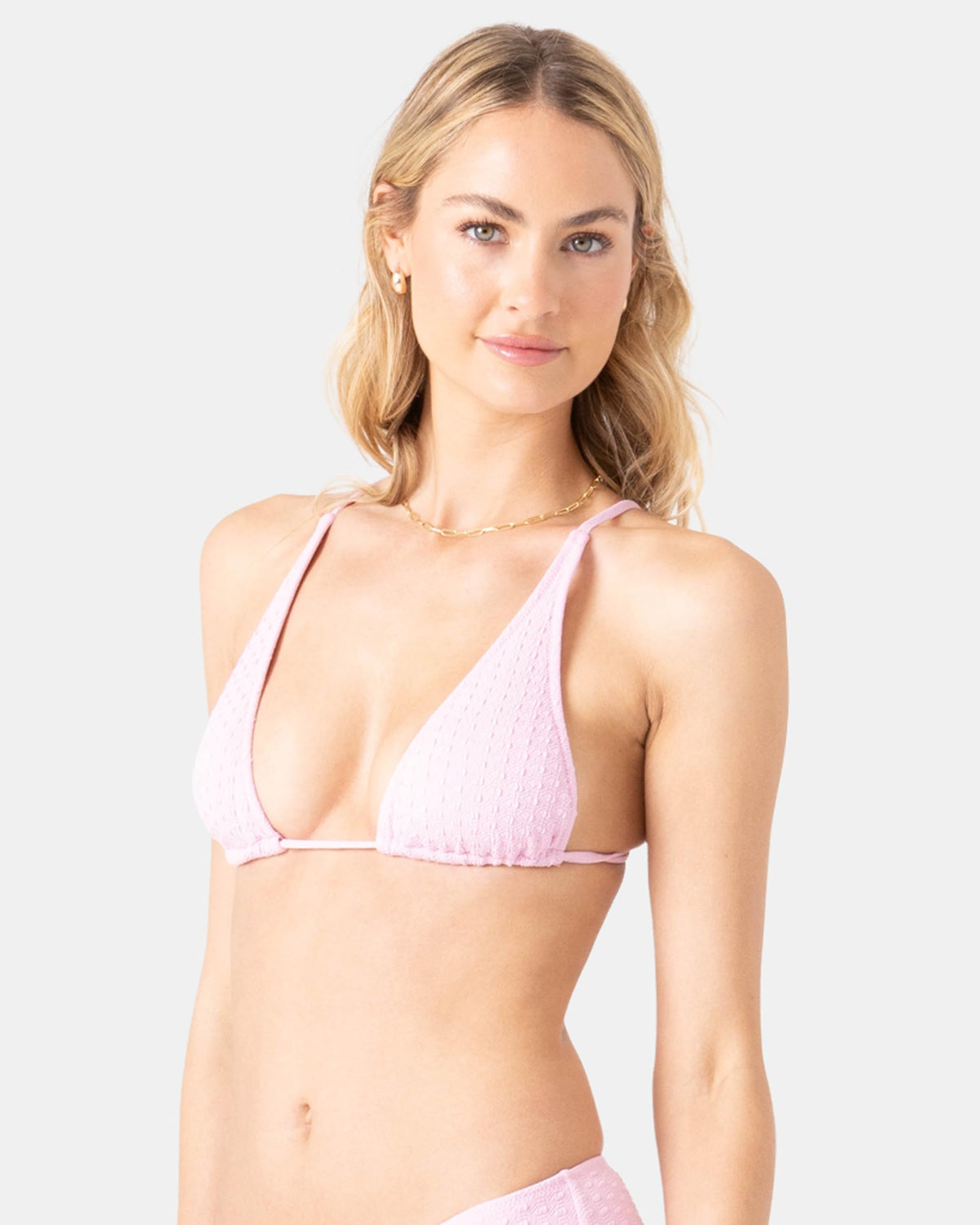Roxy Haliewa Built Up Triangle Bikini Top LCT-LILAC SACHET L