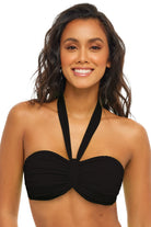 H2OH Ultimate Underwire Bandeau  BLK D