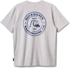 QUIKSILVER BUBBLES MOD TEE SWR- SILVER WHITE HEATHER L