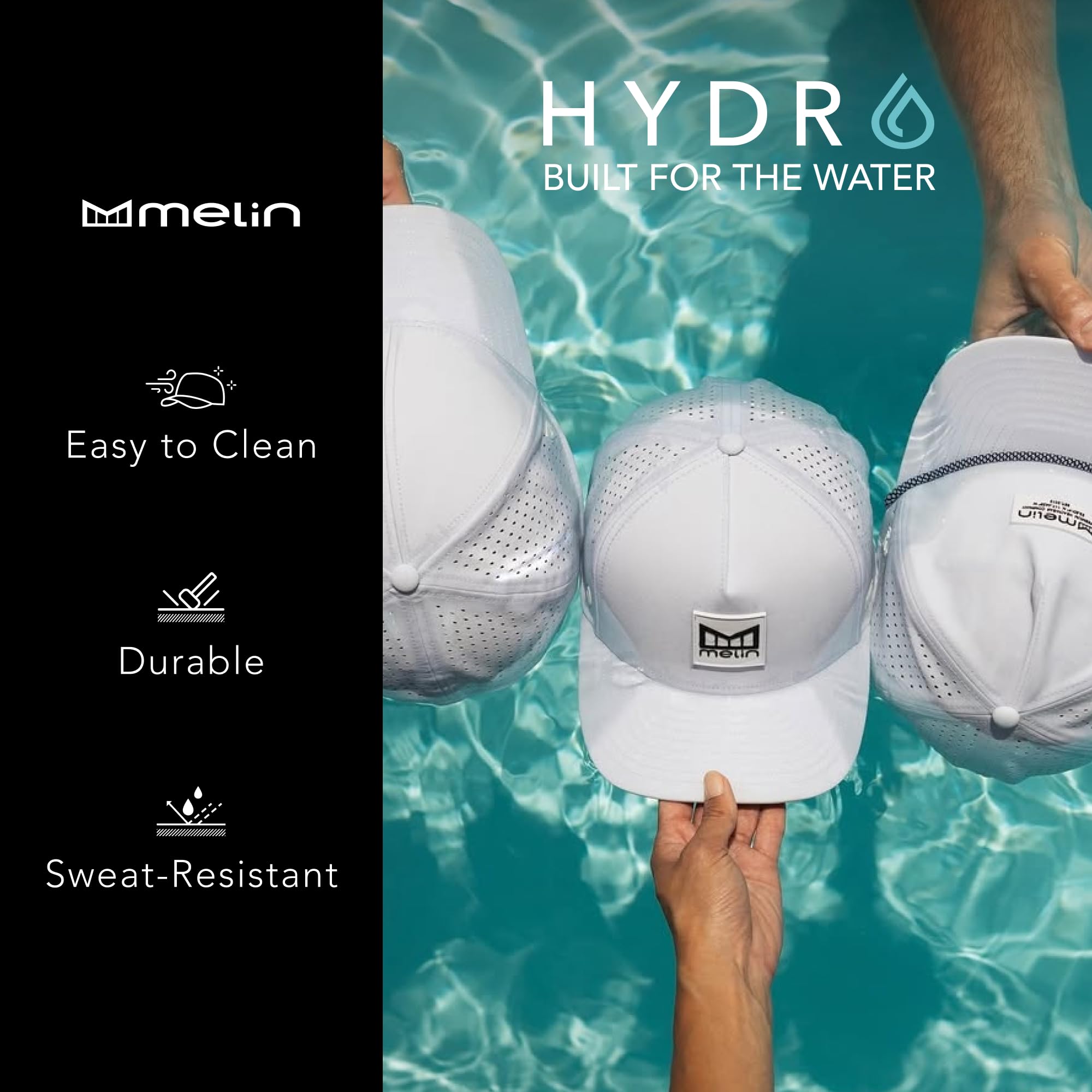 Melin Hydro Coronado Anchored Hat NVY OS
