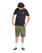 VOLCOM SHMOOT SST DKY7-DARK YELLOW S