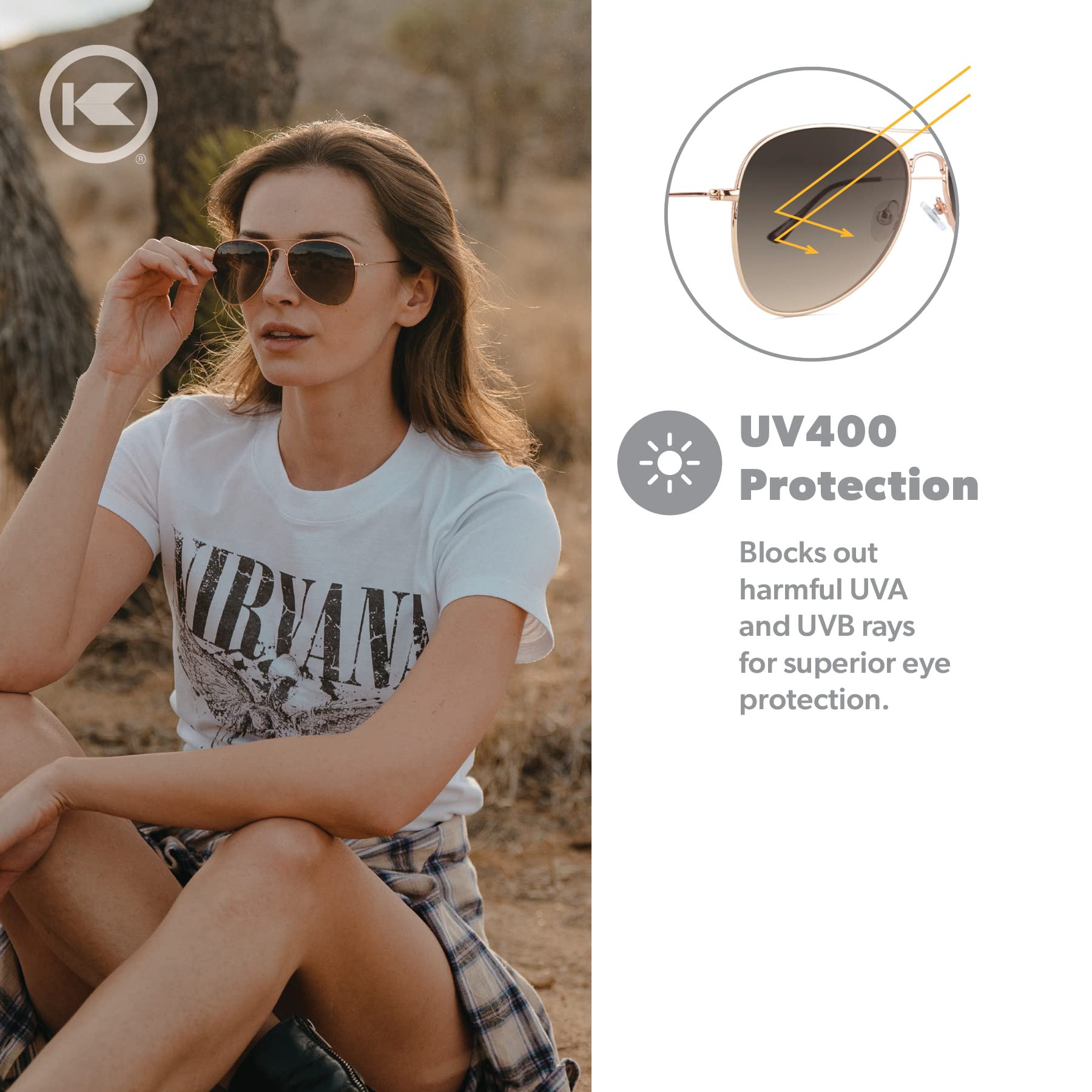 Knockaround Mile High Polarized Sunglasses  VegasVelour