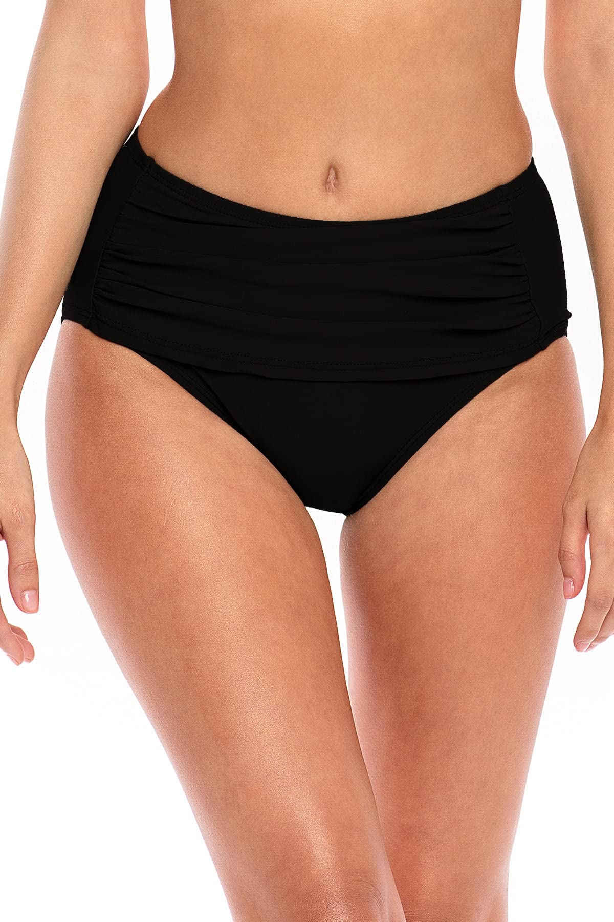 H20 Retro Highwaisted Bikini Bottom BLK L