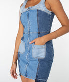 Roxy Sami Denim Mini Dress BPR L