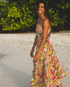 RIP CURL COPACABANA MIDI DRESS 3282-MULTICO L
