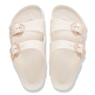 Birkenstock Arizona Flower Buckle Active EVA Girls Sandal Eggshell 3 Y