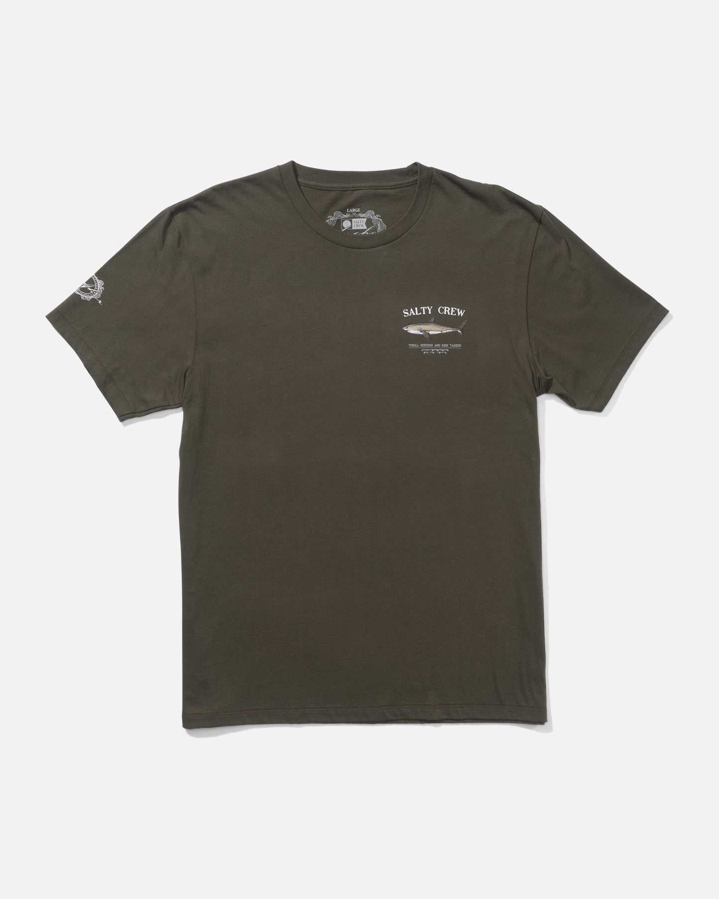 Salty Crew Bruce Toddler SS Tee Dusty Olive 2T