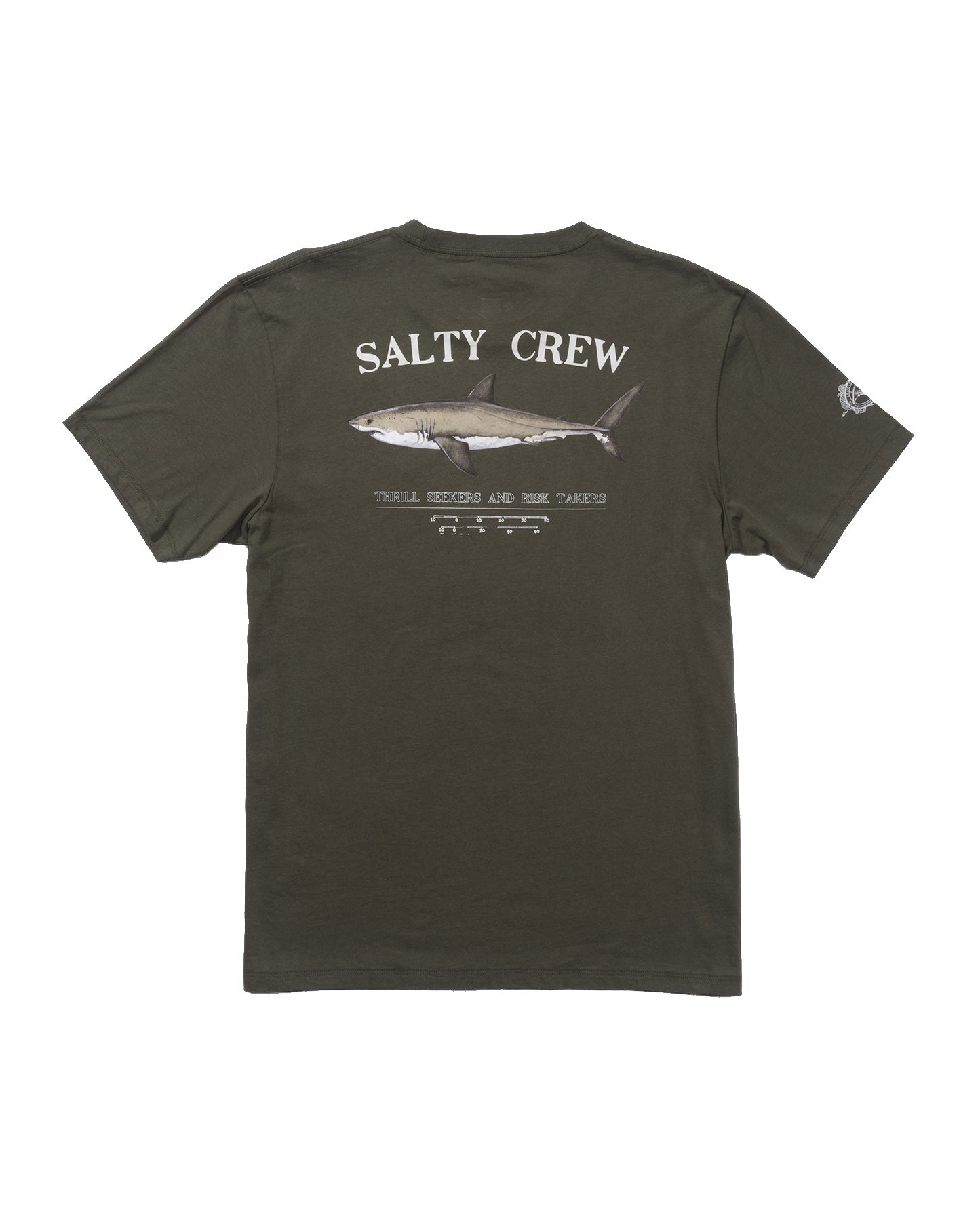 Salty Crew Bruce Toddler SS Tee Dusty Olive 5