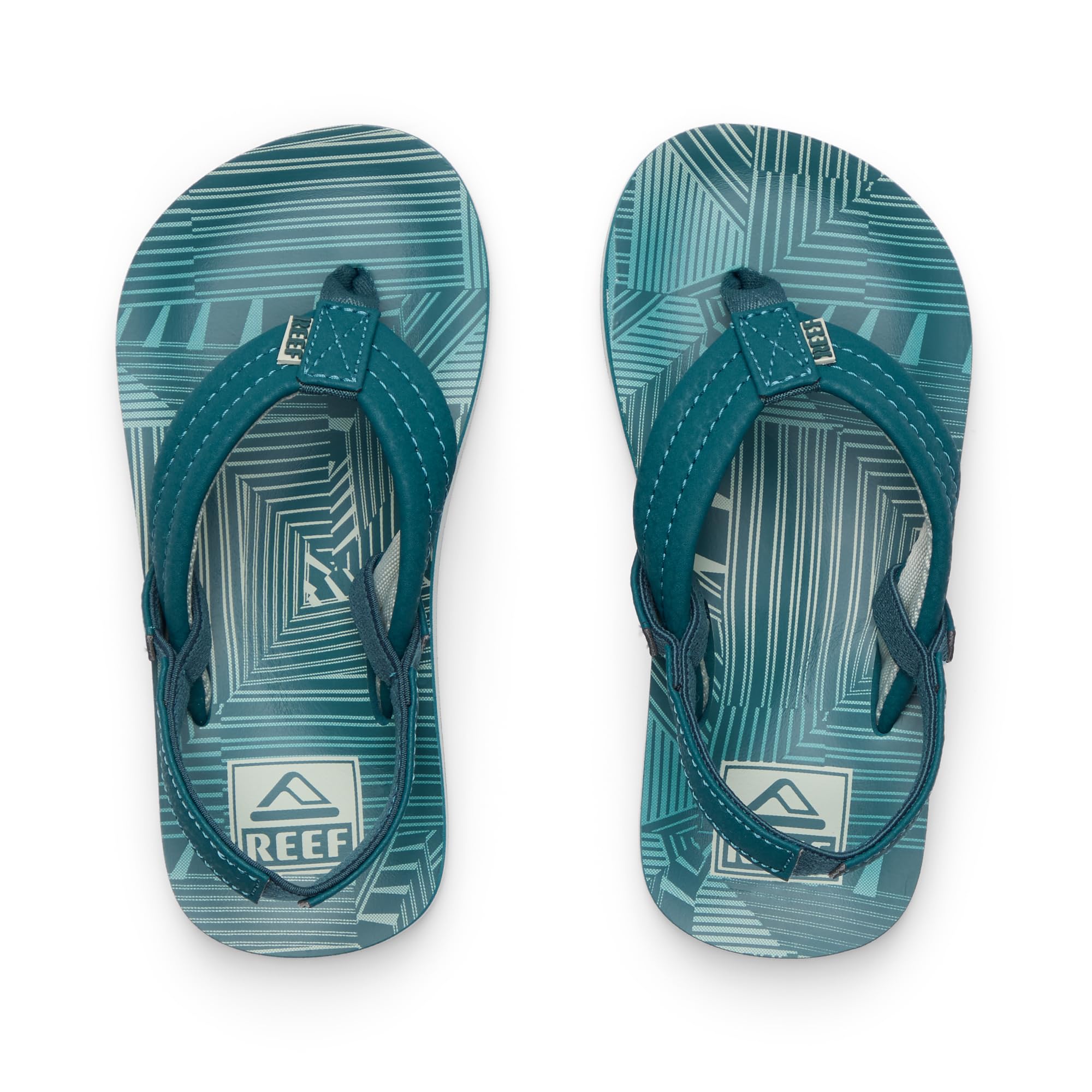 Reef Little Ahi Boys Sandal Sage Stripe 10 C