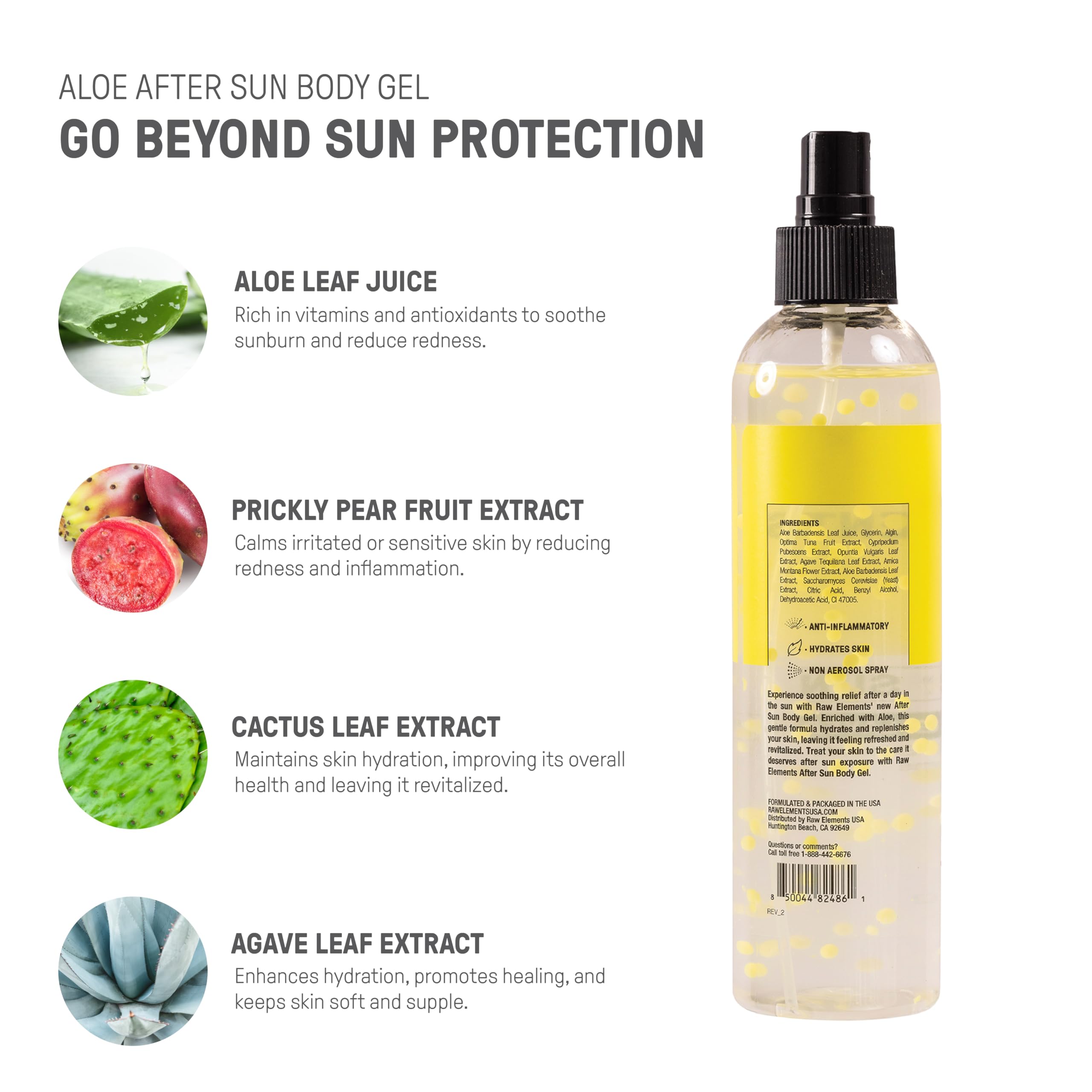 Raw Elements Aloe After Sun 8oz
