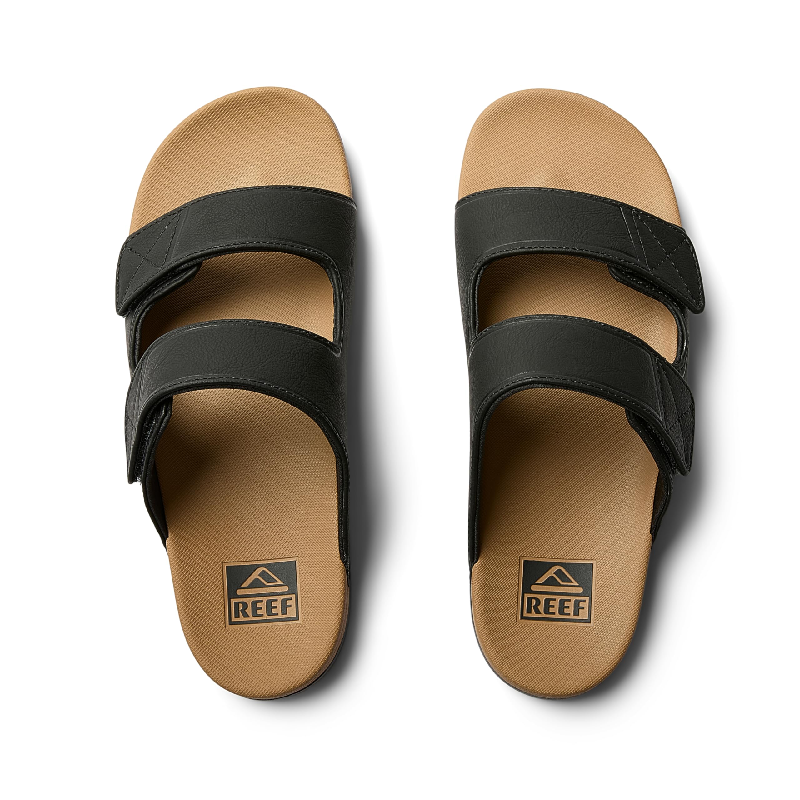 Reef Cushion Tradewind SL Mens Sandal Black-Tan 12