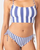 ROXY STRIPE OUT LACE HIPSTER B62-BIJOU BLUE S