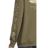 Salty Crew Bruce Hooded Fleece Dusty Olive L