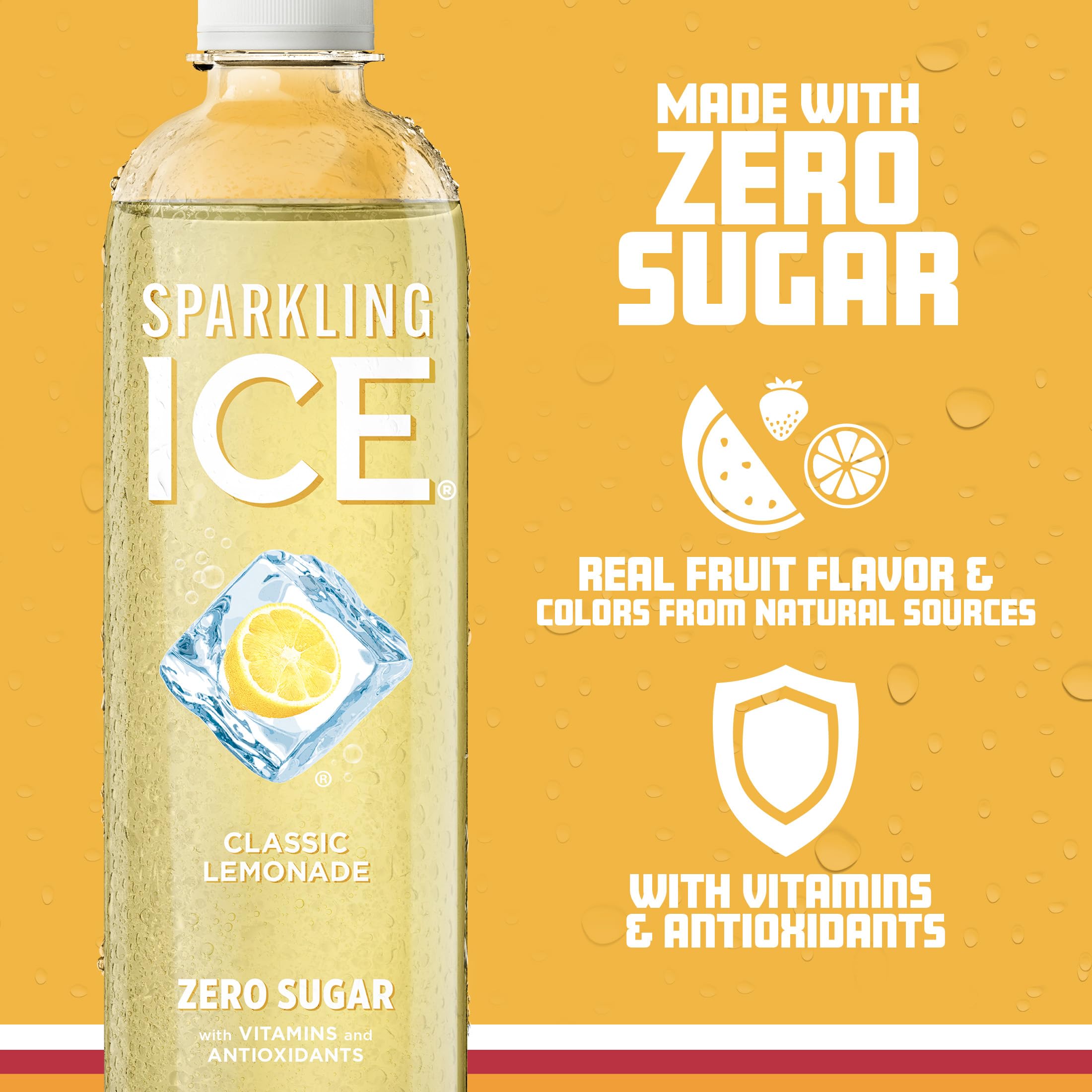 Sparkling Ice Water Lemonade 17 FL OZ