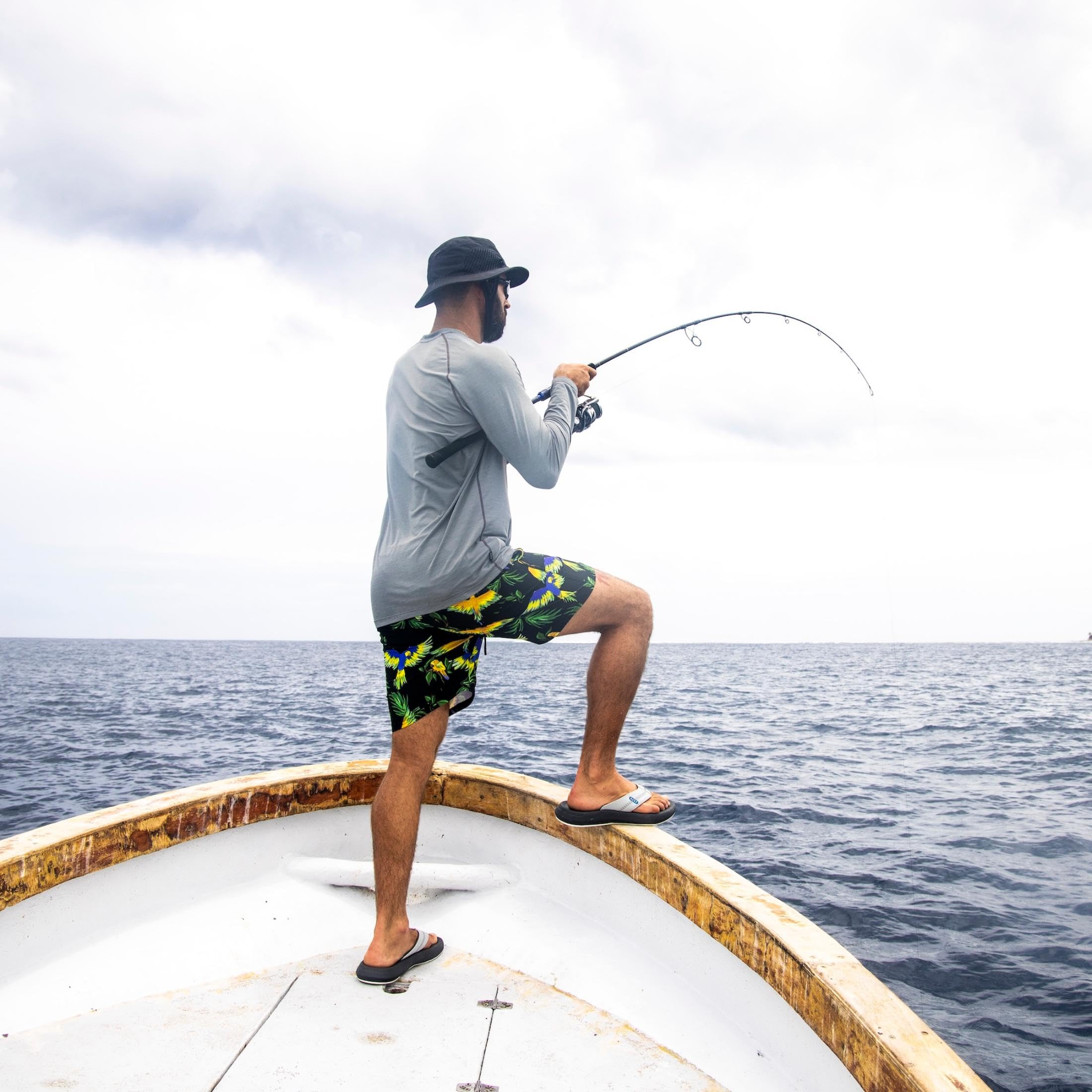 Reef Cruiser Mens Sandal Grey-Light Grey-Blue 7