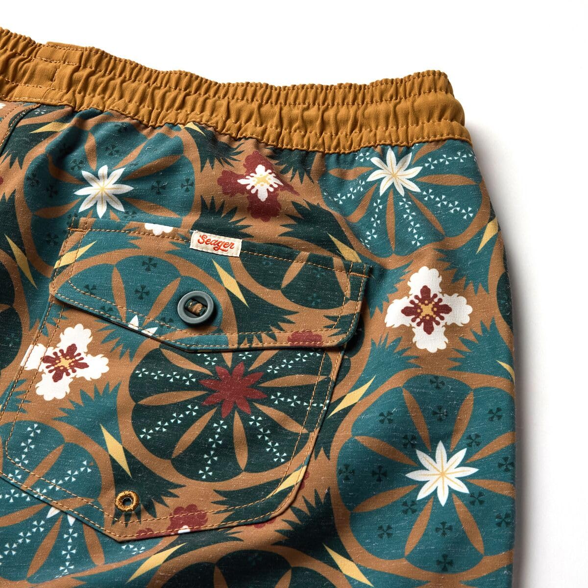 Seager Yuma Elastic Waist Trunk Peyote XL