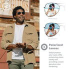 Knockaround Mile High Polarized Sunglasses  VegasVelour