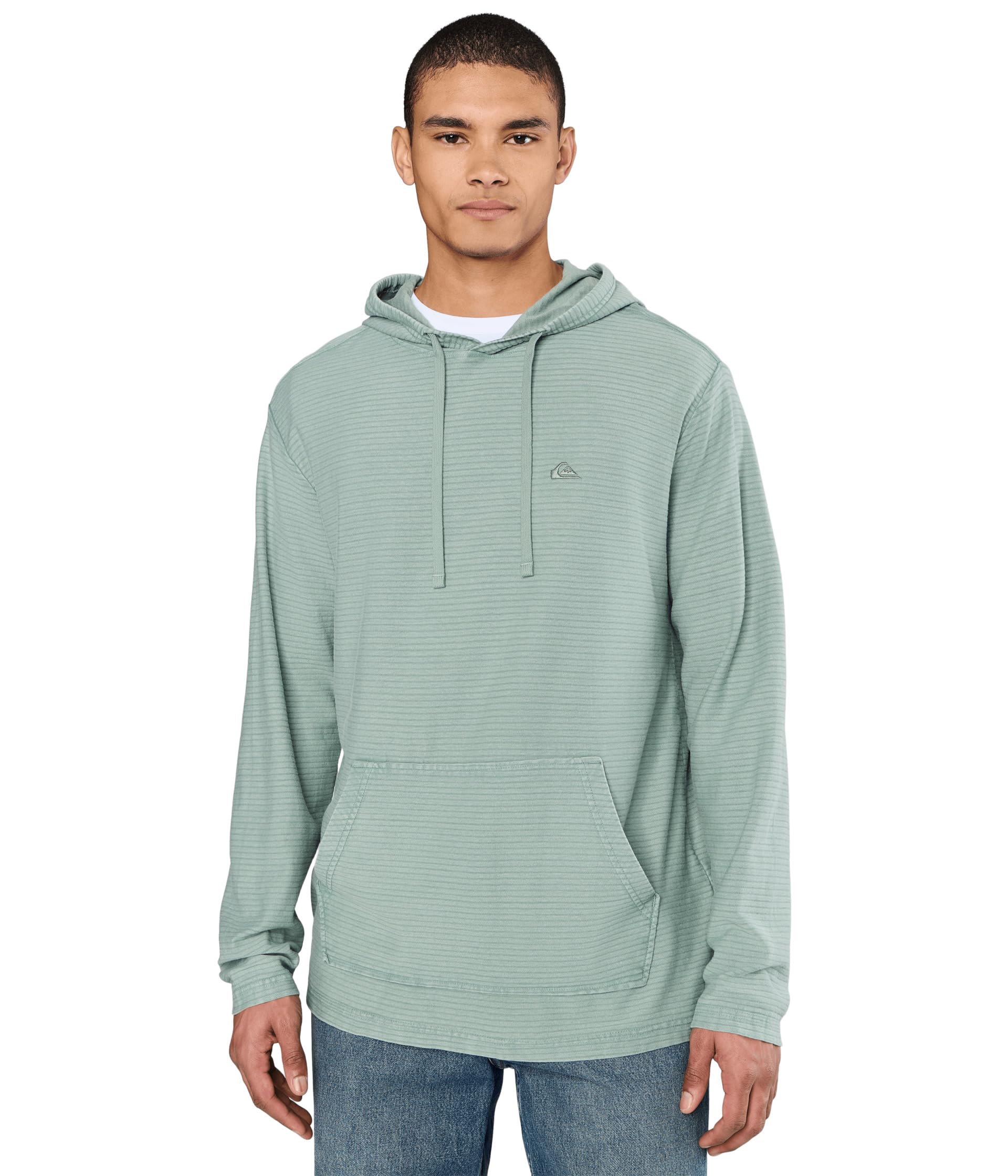 QUIKSILVER ALAMITOS LS HOOD LPD-LILY PAD S