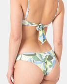 ROXY SURF BREAK SHIRRED HIPSTER TP1 - Green Tropics S