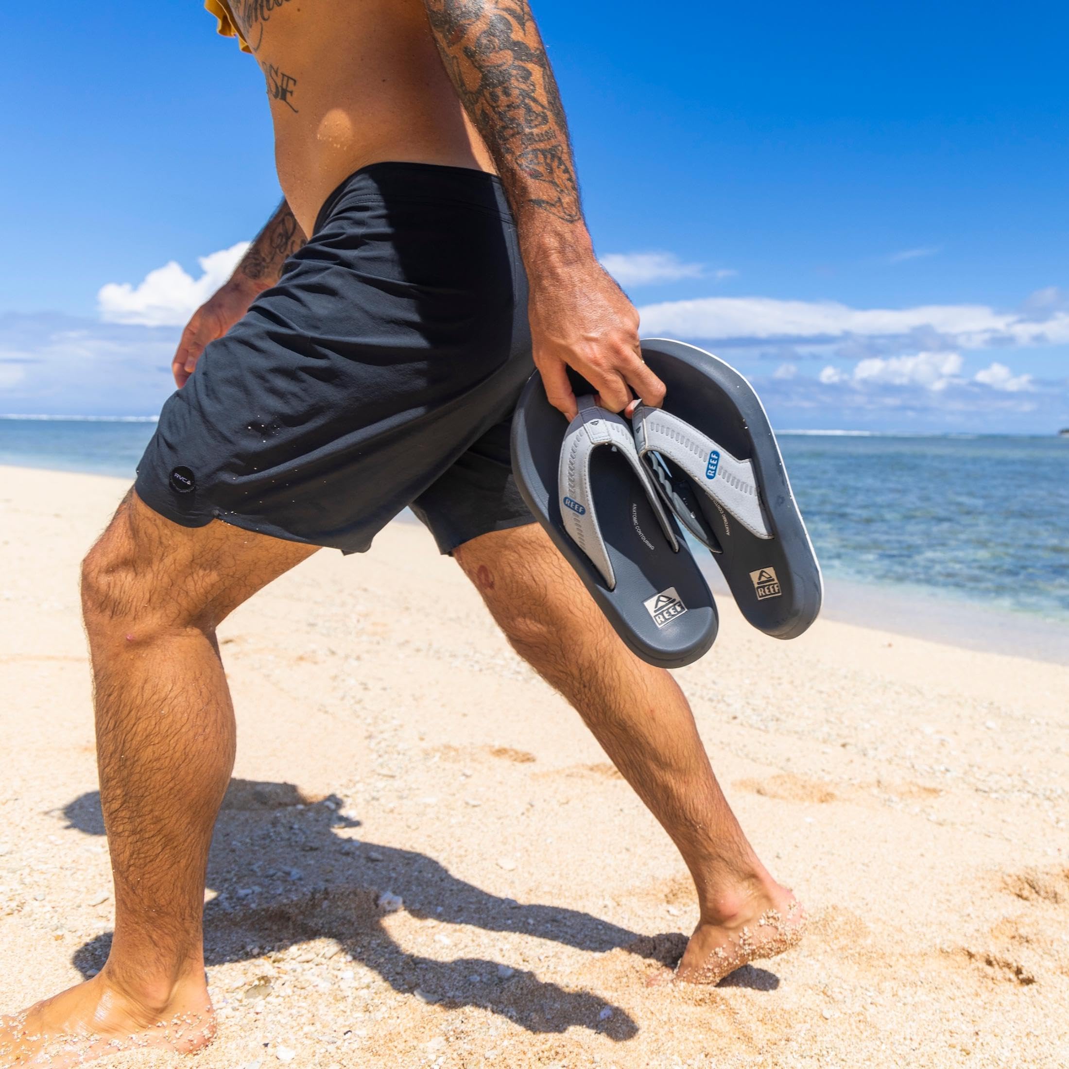 Reef Cruiser Mens Sandal Grey-Light Grey-Blue 7