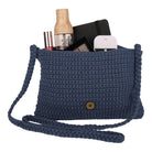 ROXY CHIPS AND GUAC MEDIUM CROSSBODY VIN4-Vintage Indigo O/S