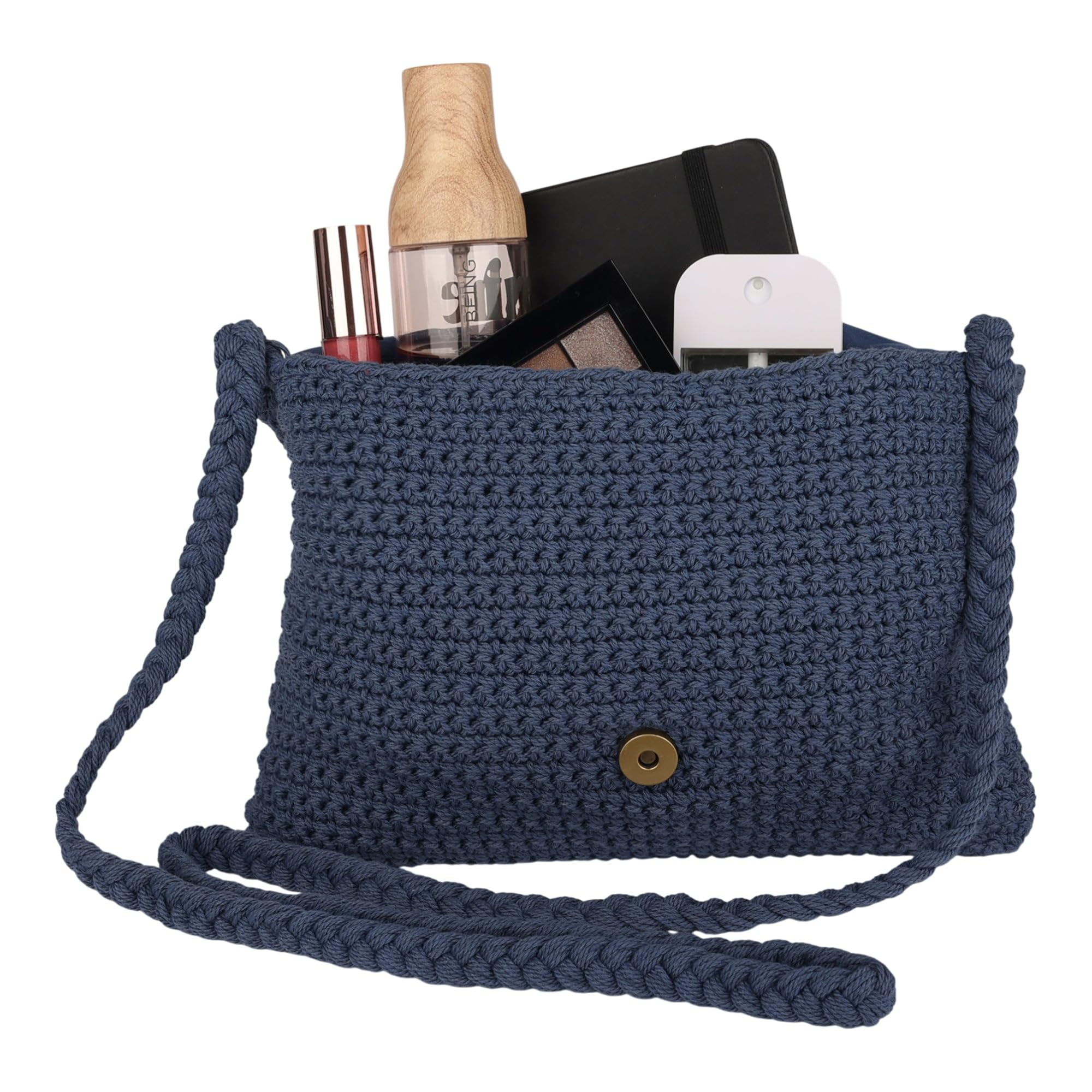 ROXY CHIPS AND GUAC MEDIUM CROSSBODY VIN4-Vintage Indigo O/S