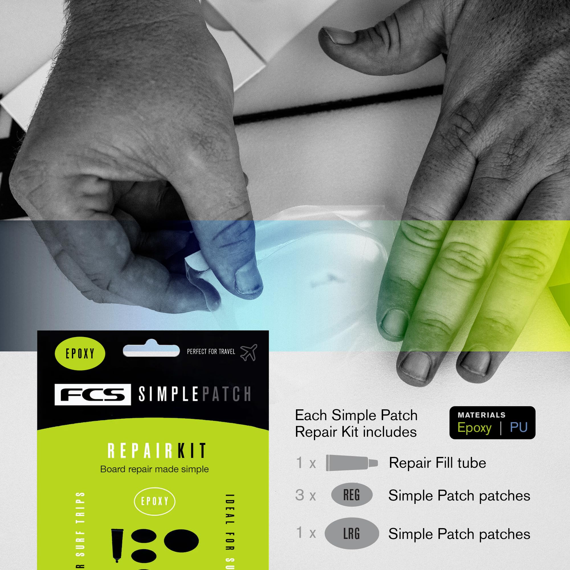 FCS Simple Patch Repair Kit - Epoxy