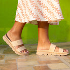 Reef Vista Luxe Thea Womens Sandal Parchment 7