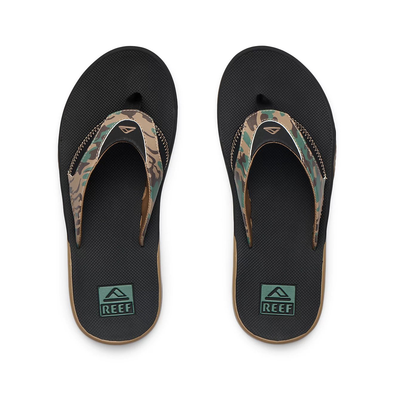 Reef Fanning Mens Sandal Black-Camo 13