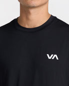 RVCA SPORT VENT SS BLK-BLACK L
