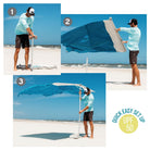Solbello Sun Shade Umbrella Blue